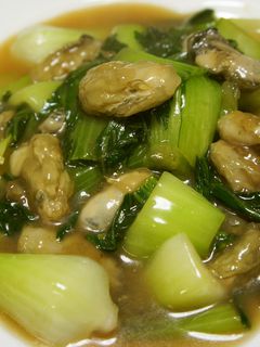 牡蠣と青梗菜の中華炒め☆-レシピのメイン写真