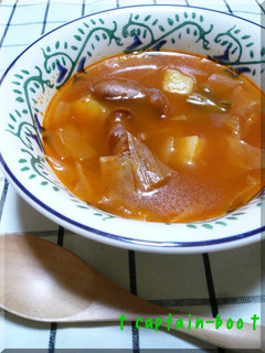 トマト缶で☆ミネストローネ風野菜スープ-レシピのメイン写真