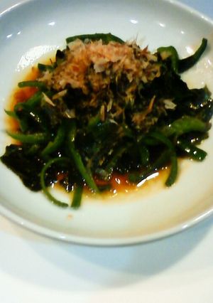 ★ピーマンとわかめの炒め煮★-レシピのメイン写真