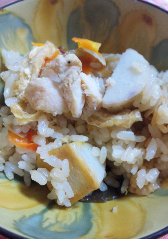 里芋のほっこり～炊き込みご飯♪-レシピのメイン写真