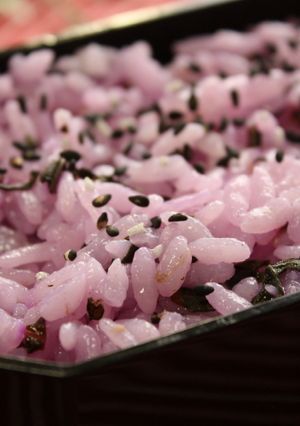 夏秋限定のお楽しみ！紫色の金時草ご飯♪-レシピのメイン写真
