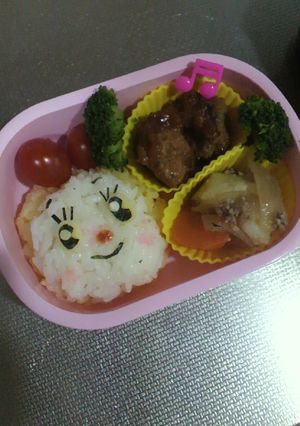ドラミﾁｬﾝキャラ弁-レシピのメイン写真