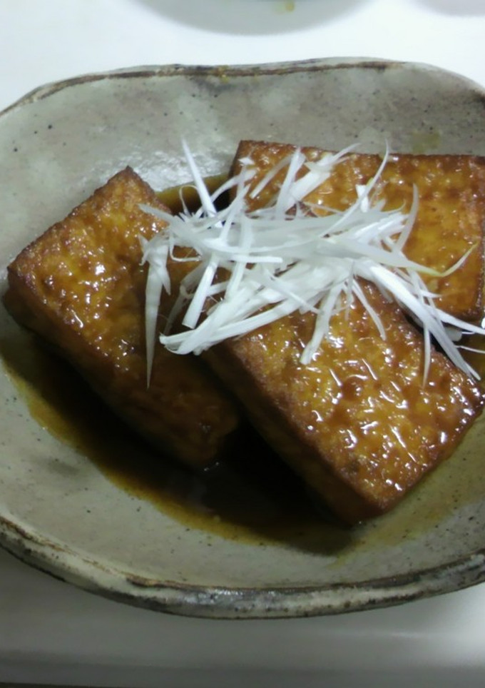 厚揚げのゆずしょうが焼き-レシピのメイン写真