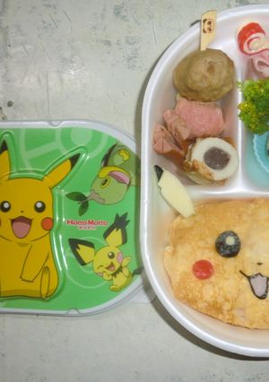 ピカチュウ弁当-レシピのメイン写真