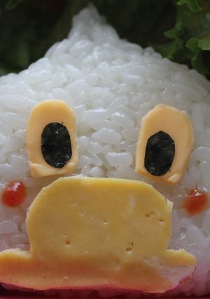 *キャラ弁*ぶっさいくな ピヨ。-レシピのメイン写真