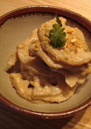 れんこんのまったり★豆乳ゴマ煮-レシピのメイン写真