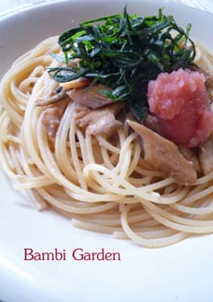 ほっけとたらこの和風パスタ～青じそ風味-レシピのメイン写真