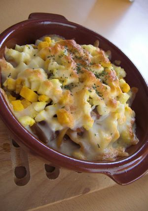 簡単リメイク✧ハヤシパスタグラタン-レシピのメイン写真