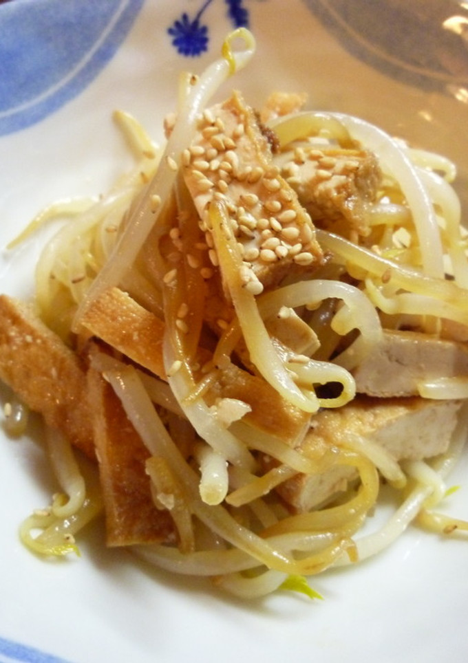 もやしと厚揚げのからし醤油和え *^^*-レシピのメイン写真