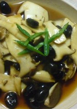 エリンギステーキ黒豆煮-レシピのメイン写真