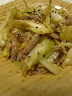 少し残ったら!キャベツと豚肉の炒め物-レシピのメイン写真