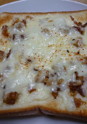 下宿生応援レシピ！照り焼きピザトースト☆-レシピのメイン写真