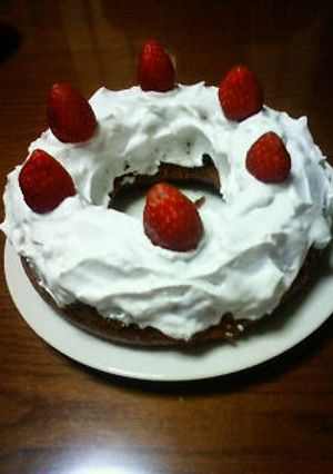 豆腐ケーキDEデコレーションケーキ！-レシピのメイン写真
