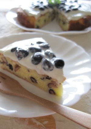 黒豆とチーズの米粉ケーキ-レシピのメイン写真
