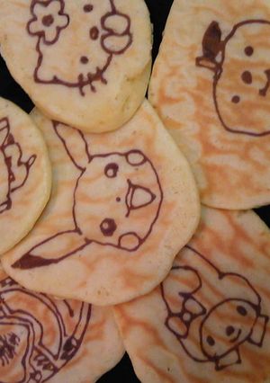 ☆お絵かきキャラホットケーキ☆-レシピのメイン写真