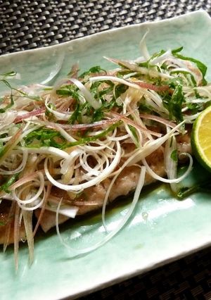 美味！秋刀魚の薬味たっぷりポン酢がけ-レシピのメイン写真
