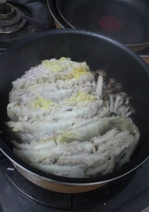 簡単鍋！豚肉と白菜ミルフィーユ-レシピのメイン写真