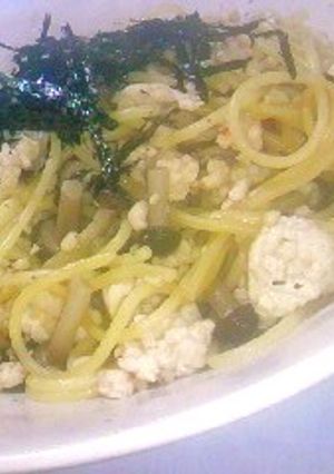鶏肉としめじ★和風パスタ-レシピのメイン写真