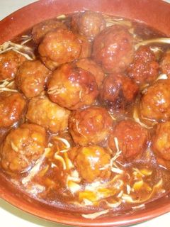 ふわふわ大きな肉団子♪-レシピのメイン写真
