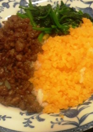 我が家のそぼろご飯♪(豚挽き使用)-レシピのメイン写真