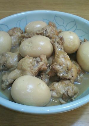 圧力鍋de手羽元と卵を炊いたん-レシピのメイン写真