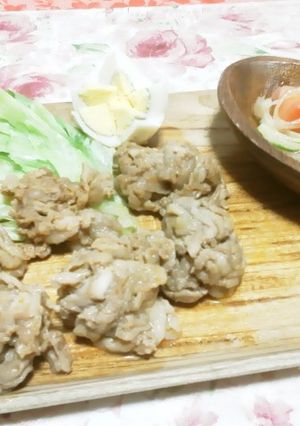レンジde簡単☆豚肉のハンバーグ味-レシピのメイン写真