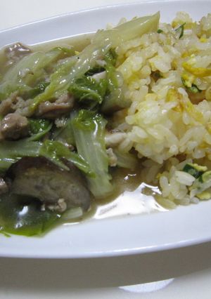 野菜は何でもＯＫ★簡単あんかけチャーハン-レシピのメイン写真