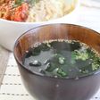 鍋いらず!簡単わかめスープ。