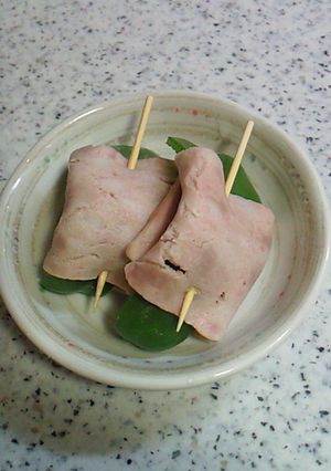 お弁当に うちのピーマンのハム巻き-レシピのメイン写真