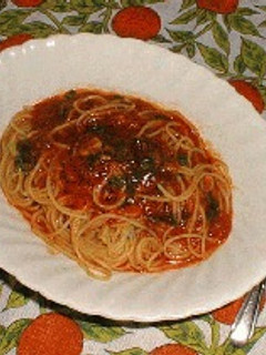 トマトのスープスパゲティー-レシピのメイン写真