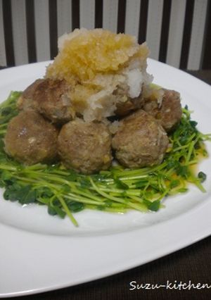 おろし大根のさっぱり肉だんご-レシピのメイン写真