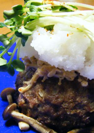 今日のごはん♪和風ハンバーグステーキ-レシピのメイン写真