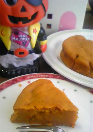 ハロウィンに？ちっちゃなかぼちゃケーキ＊-レシピのメイン写真