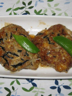 ひじき入り豆腐ハンバーグ-レシピのメイン写真