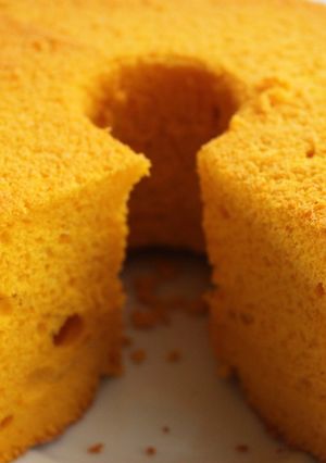 パンプキンシフォンケーキ-レシピのメイン写真