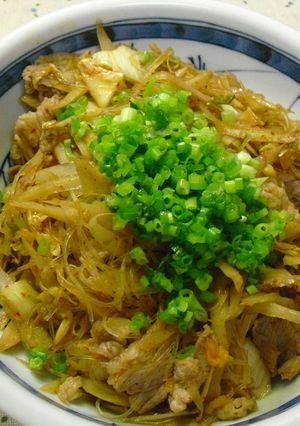 おつまみにも！キムチ味きんぴらごぼう-レシピのメイン写真