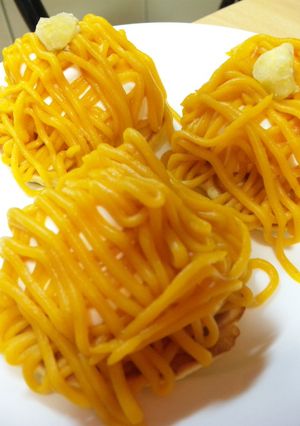 栗入り*かぼちゃモンブラン-レシピのメイン写真