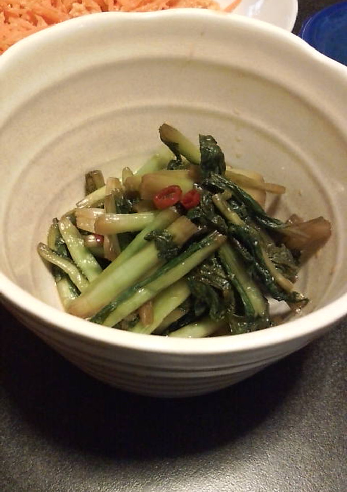 野沢菜のしょうゆ漬け-レシピのメイン写真