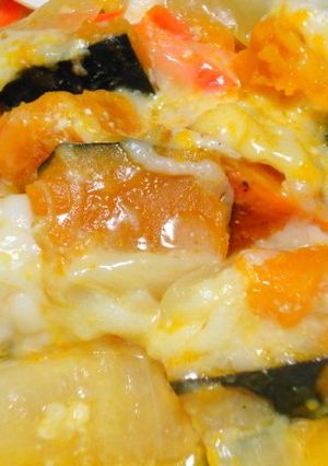 ルクエでトロほく！かぼちゃチーズ♪-レシピのメイン写真