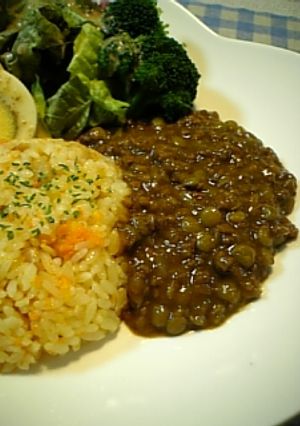 レンズ豆とひき肉のカレー-レシピのメイン写真