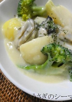 牡蠣と冬野菜の豆乳チャウダー-レシピのメイン写真