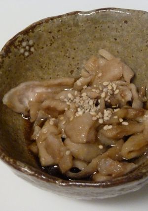 鶏皮救済！晩酌の簡単おつまみに☆-レシピのメイン写真
