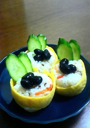 ちらし寿司の黒豆乗せ-レシピのメイン写真