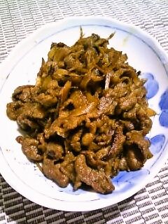 ごぼうと牛肉のカレー炒め-レシピのメイン写真