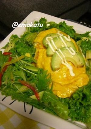 子供＆妊婦さんへ☆サラダオムライス-レシピのメイン写真