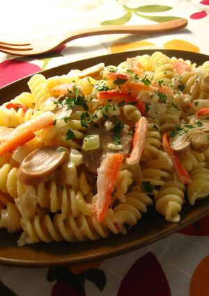 蟹とマスカルポーネのチーズクリームパスタ-レシピのメイン写真