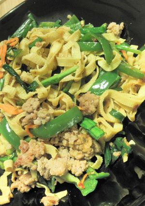 豆腐の皮の炒め物-レシピのメイン写真