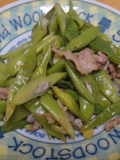ささげと豚肉の炒め★-レシピのメイン写真