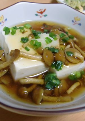 豆腐のきのこあんかけ-レシピのメイン写真