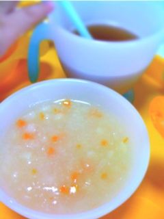*離乳食*中期〜 おかゆスープ-レシピのメイン写真